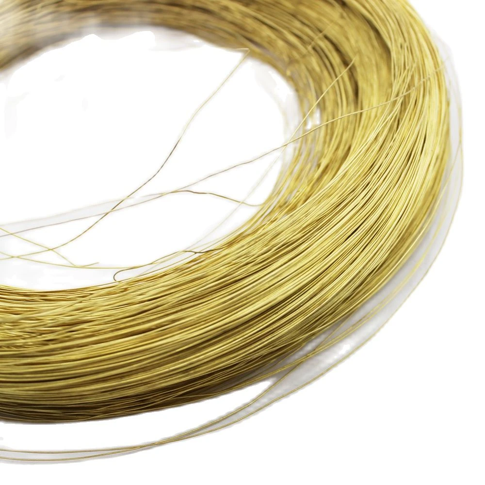 Brass Craft Wire Golden Anti Tarnish 0.4mm 0.5mm 0.6mm 0.8mm 0.9mm 1mm