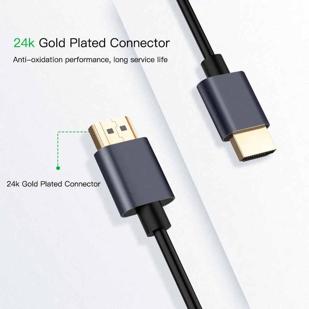 Лучшие продажи HDMI4K HD кабель 0,5/1/2 m NewHDMI кабель V2.0 3D 1080P Ethernet 4K 60 Гц-HDTV ЖК-дисплей светодиодный