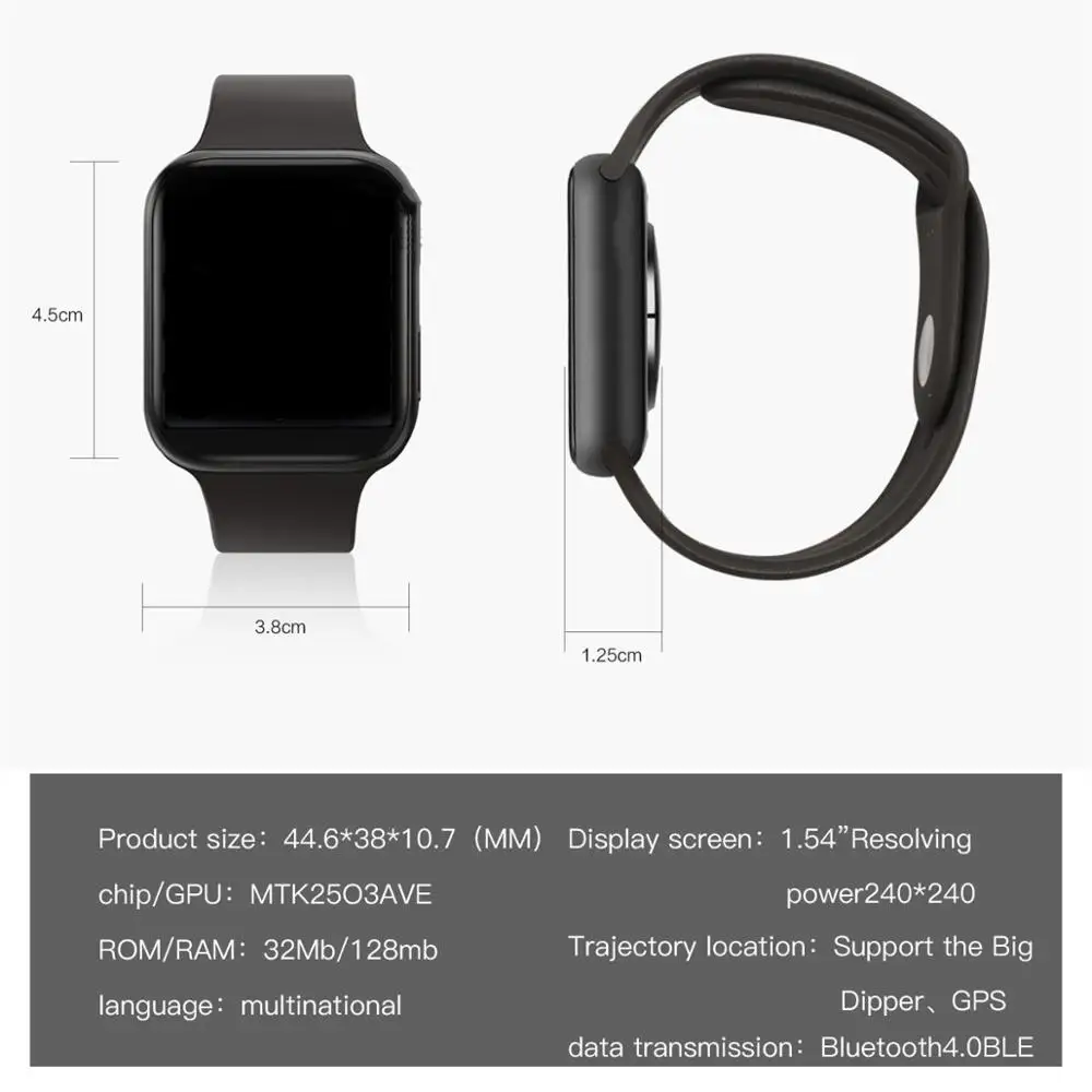 IWO 11 gps Bluetooth умные часы 1:1 Смарт часы 44 мм чехол для Apple iOS Android сердечного ритма кровяное давление IWO 10 Обновление