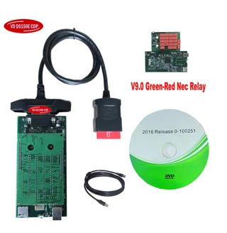 without Bluetooth obd obd2 сканирование для delphis vd ds150e cdp,0 keygen программное обеспечение Автомобильный грузовик диагностический инструмент vd tcs cdp pro bluetooth usb - Цвет: without Bluetooth