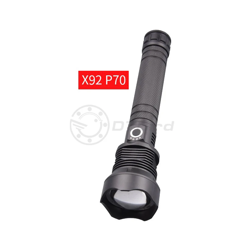 P70P50 высокомощный Алюминиевый сплав USB заряжаемый светодиодный фонарик оптимальный уличный походный фонарик - Испускаемый цвет: 1pcX92