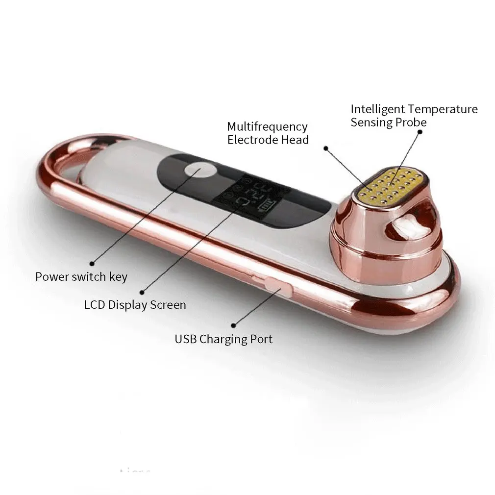 Rf домашний косметический инструмент интеллектуальный контроль температуры лифтинг лица морщин подтягивающий кожу введение инструмент