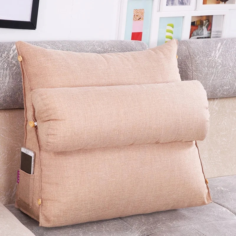 Кровать треугольная спинка подушки дивана подушки для кровати Подушка для отдыха Задняя поддержка большой размер шезлонг для чтения материнства подушка