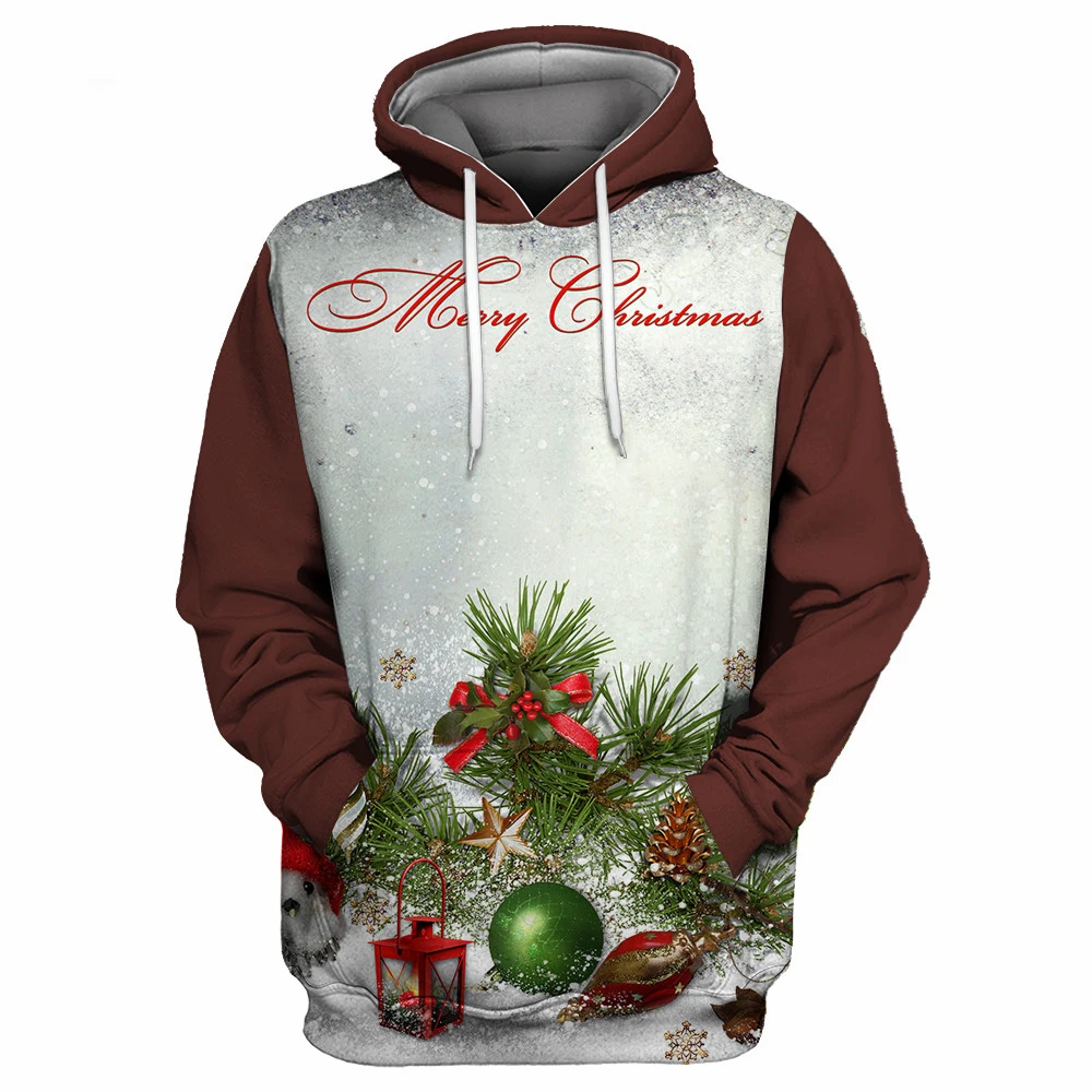Merry Christmas, Модные осенние хипстерские 3D толстовки, толстовка, рождественский подарок, с принтом, мужской/женский спортивный костюм, Повседневная Уличная одежда - Цвет: color as the picture