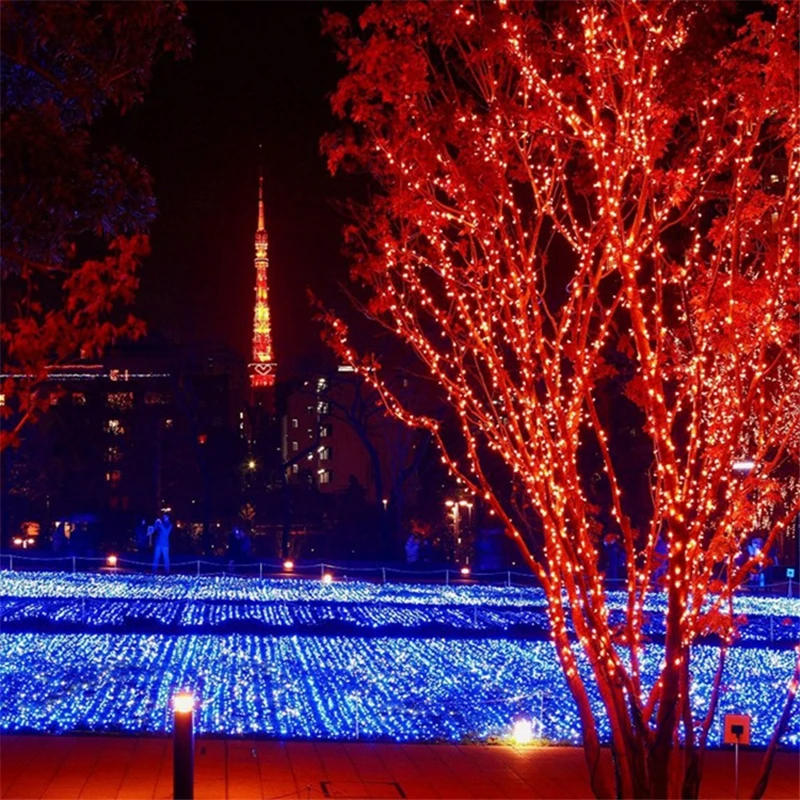 Год Navidad 10 м 100LED огни Рождественские украшения с рождественской елкой украшения для дома вечерние украшения Noel, Q