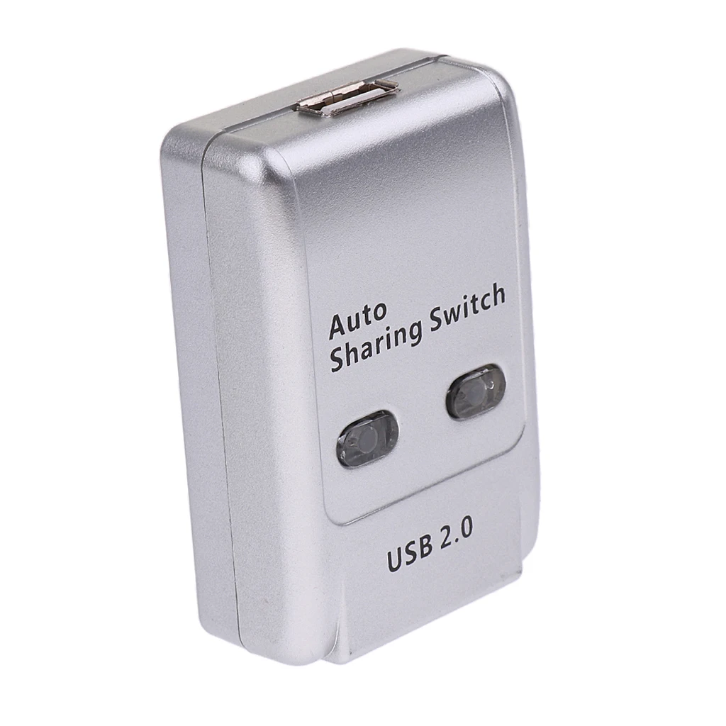 USB 2.0 Switch Hub Sharing Switcher Splitter 1 Auto Printer Scanner to 2PC