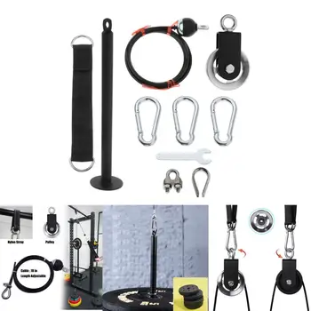 comprar Máquina De Cabo Polia Casa Gym Lat Sistema Diy Encaixes Bíceps Tríceps Trainer Ombro Traseiro Músculo Construtor Equipamentos Engrenagem