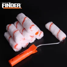 10 шт./компл. роликовая щетка " мини-полиэстер Краски ролик кисти мягкие и толстые Краски щеточки инструменты