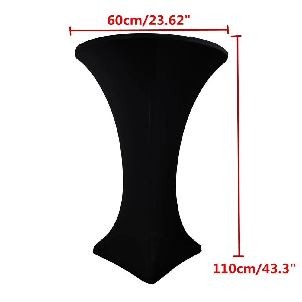  Elastic Cocktail Table Cover 60/80cm Height Stretch Spandex Cloth Wedding Party Bar Hotel Table Clo