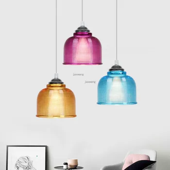 

Nordic Decor LED Pendant Lights Color Ceramic Light Fixtures Glass Pendant Lamp Kitchen Hanging Lamp Home Indoor Luster Lighting
