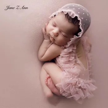 

Jane Z Ann Newborn photo props clothing hat studio baby girl photography outfits studio shooting accessories