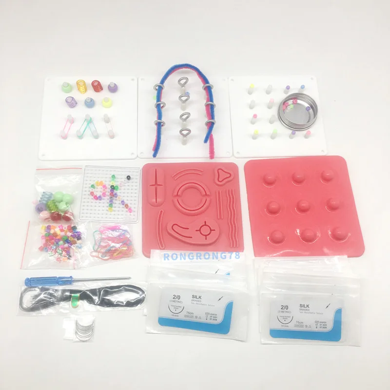 

Модуль лапароскопического симулятора, инструменты для медсестер и студентов, обучающий тренировочный бокс для лапароскопии, набор инструментов для хирургических швов