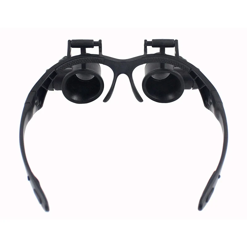 DIDIHOU светодиодный настенный Часы обслуживания увеличительное очки двойные глаза увеличительное очки с светодиодный светильник