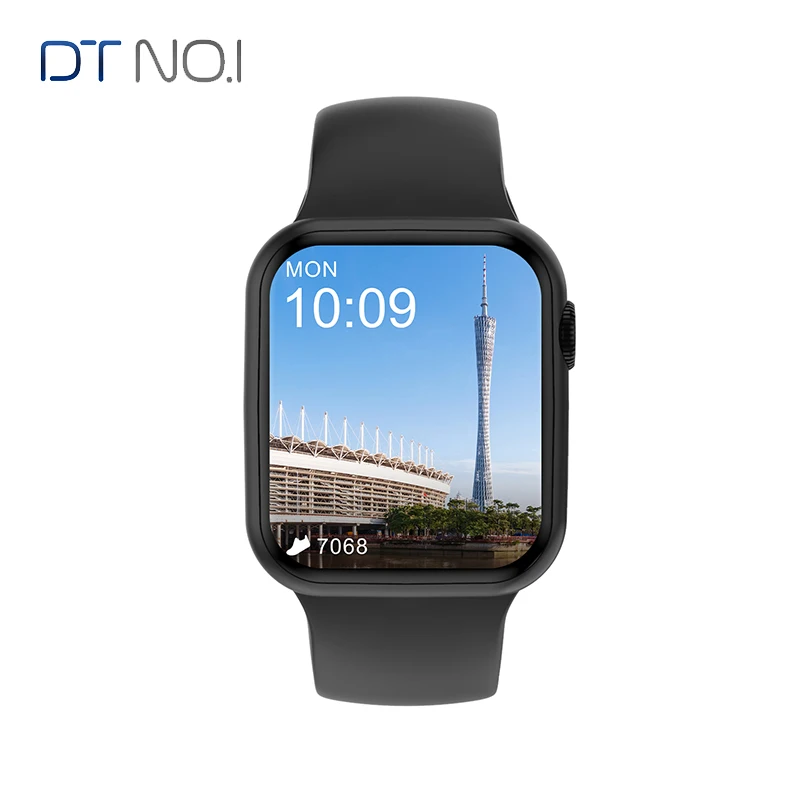 DT No.1 DT100 Smart Watch Man Woman Bluetooth Call 1.75 Inch HD Full Screen Women Smartwatch IWO 13 Pro Dynamic Dial for Men