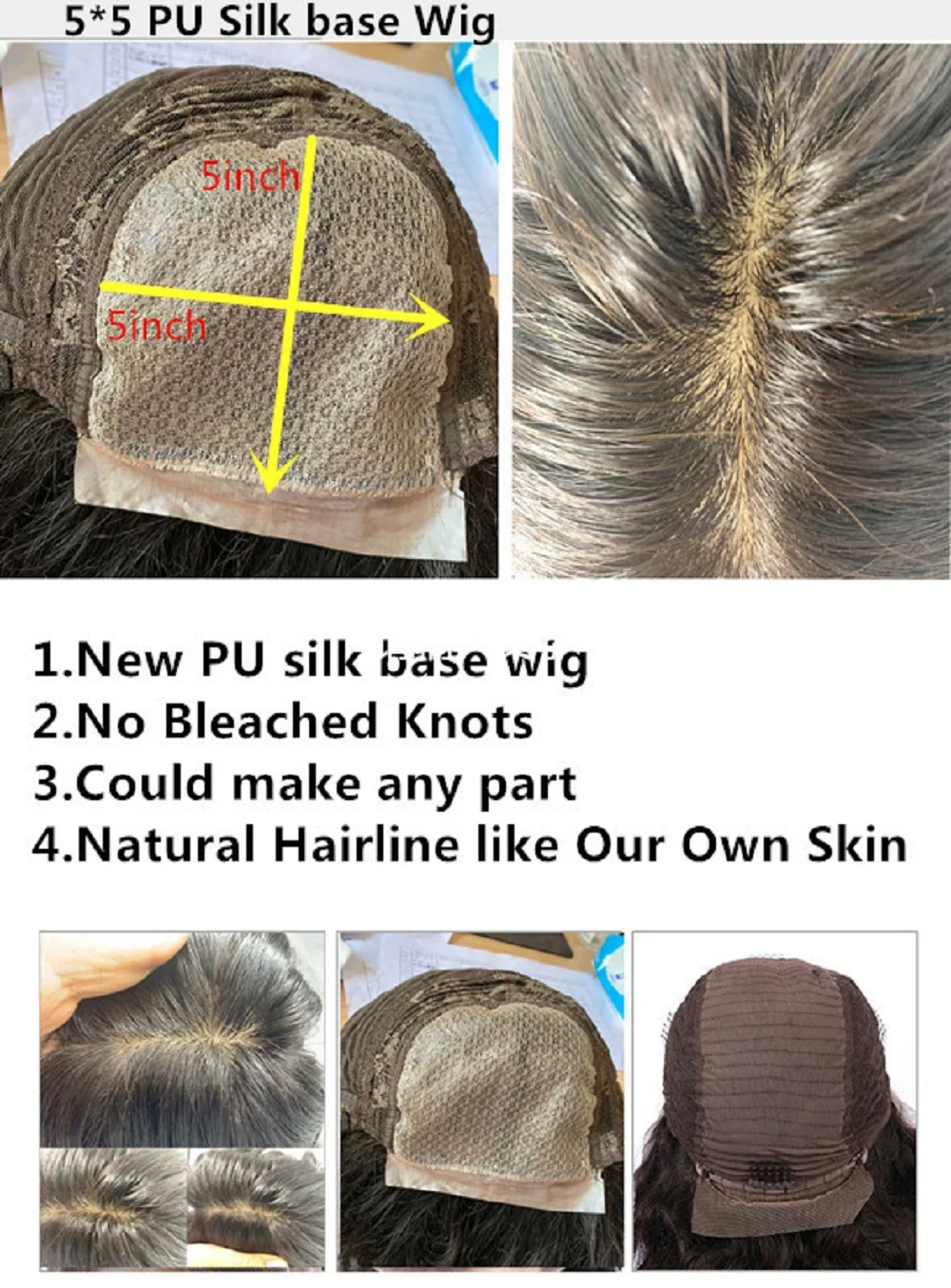 High Quality Apliques e perucas