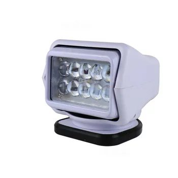 

50W Automotive Spotlight Engineering Vehicle Spotlight Work Light Led Remote Control Search Light 6500LM