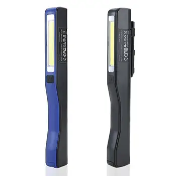 

2 in 1 USB Rechargeable COB LED Camping Work Inspection Light Lamp Hand Torch LN