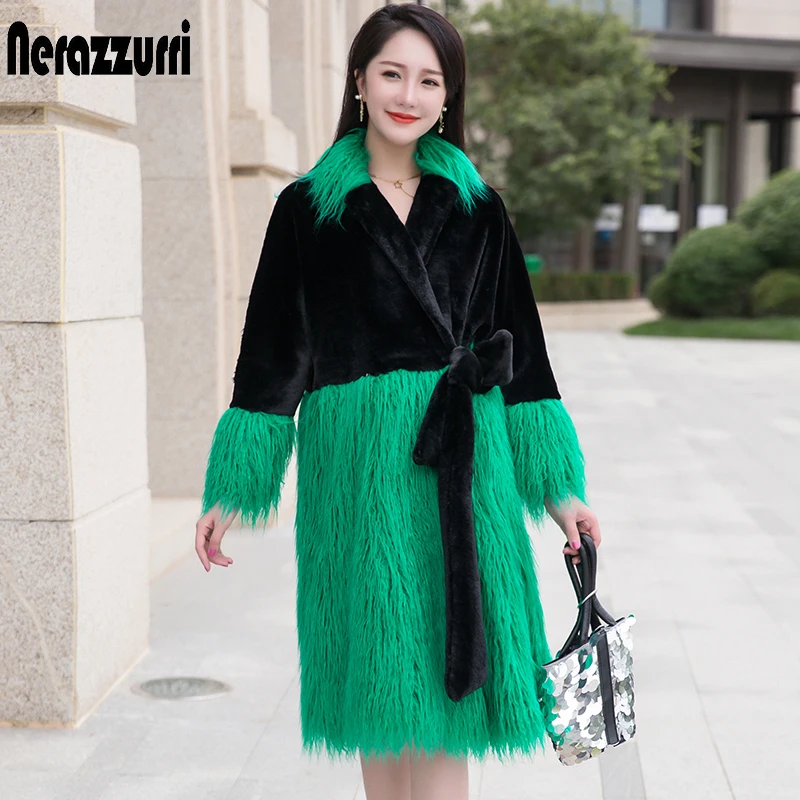 Nerazzurri Winter long warm soft oversized wrap