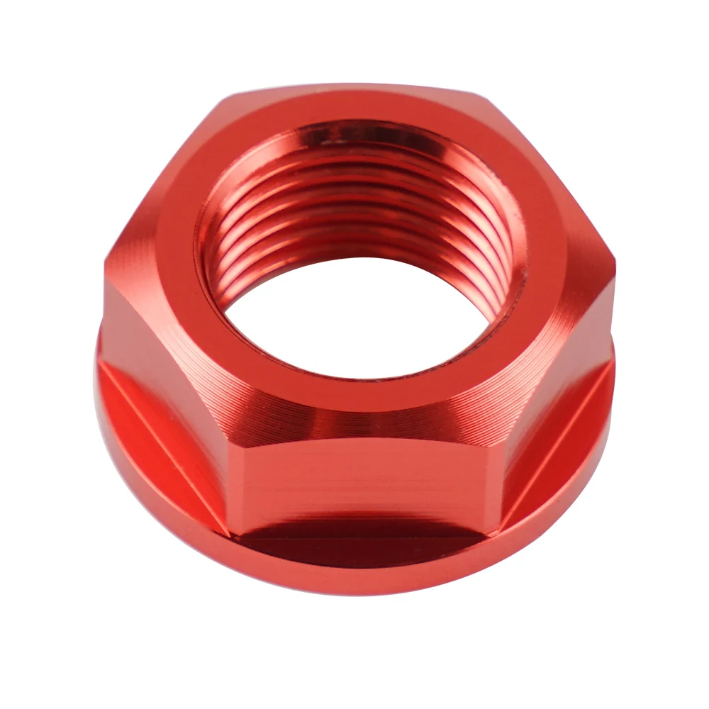 Generic M20xP1.5 Rear Wheel Axle Lock Nut For Yamaha YZ125 YZ250 WR250F Dirt Bikes (Blue)