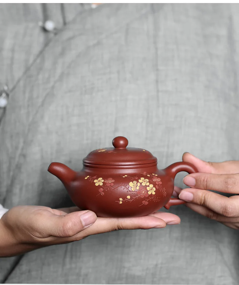 Китайский керамический чайник Исин Zisha Глиняный Чайник Gongfu Чайный набор 250 мл Новое поступление высокое качество с подарочной коробкой безопасная упаковка