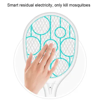 

Quash Pest Rechargeable USB Electric Mosquito Swatter Insect Fly Handheld LED Swatter HKS99