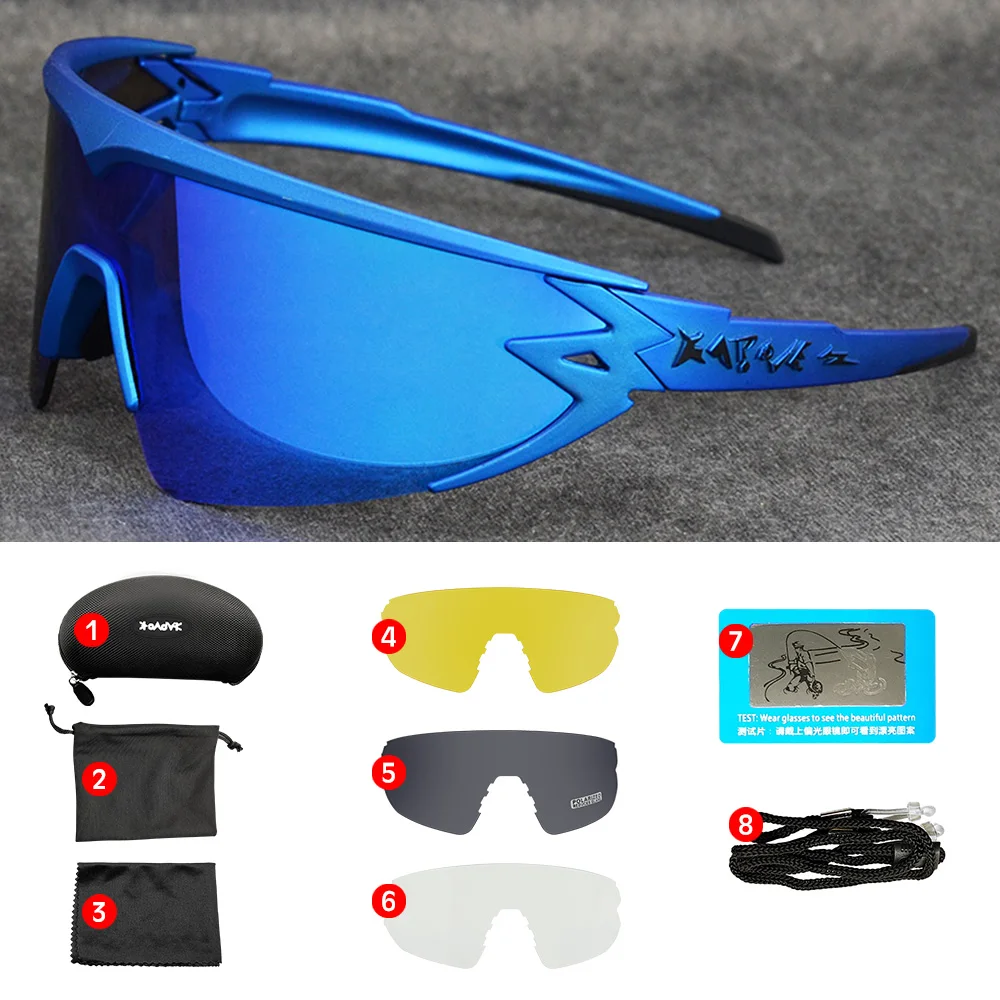Red Goggles Polarized Cycling Sunglasses Men women Sport Road Mtb Mountain Bike Photochromic Glasses Eyewear Sun oculos ciclismo
