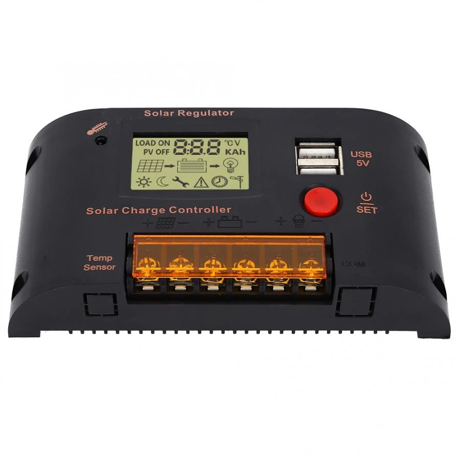 Ywbl Wh Solar Panel Regulator a Adjustable Daylight For 12v Lead Acid 22 2v Lithium Battery Solar Controllers Aliexpress