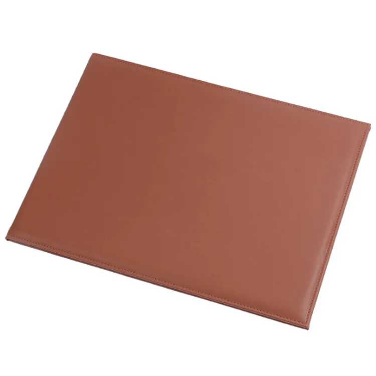 

Processing Coffee Brown Hide Substance A4 Two-fold Honor Certificate Cover Company for Documents Clip Set
