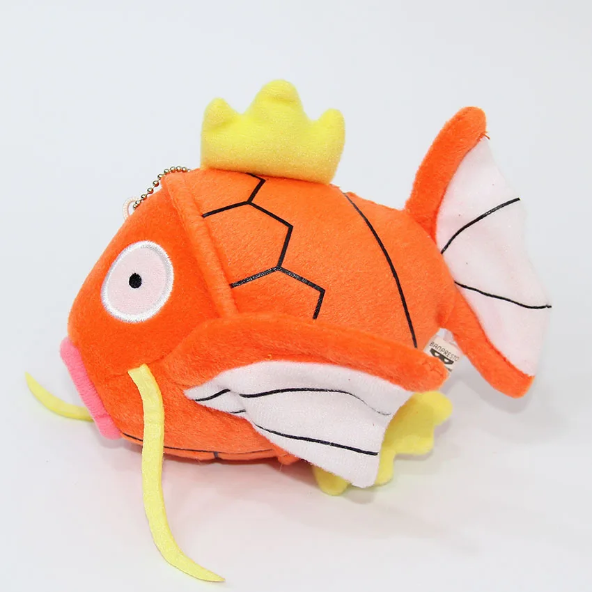 8*12cmplush Magikarp бусина цепи кулон маленькая золотая рыбка мягкие мультфильм фильм милый прекрасный кукла подарок на Рождество, Хэллоуин ребенок