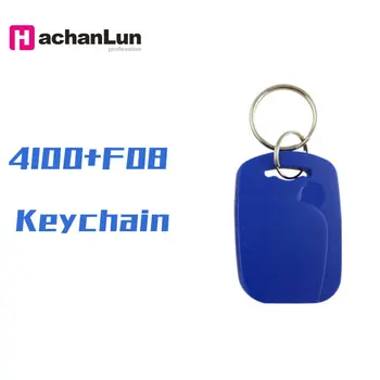 

5PCS 4100 + F08 RFID Smart NFC Dual Chip IC + ID Composite Keychain 125KHZ 13.56MHZ EM4100 TK4100 + S50 Fudan Keychain