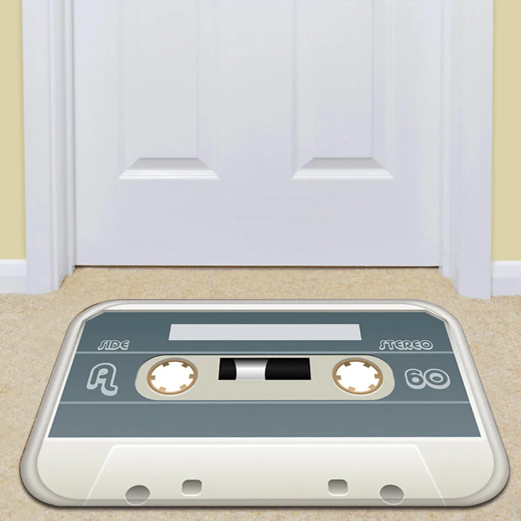 ISHOWTIENDA лента кассета образец ленты ковра дома прихожая спальня полиэстер нескользящий коврик для ванной комнаты 40X60 см# a729y40