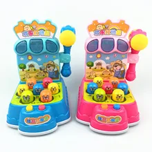 Обучающие раннего освещения музыка веселый хомяк родитель-ребенок интерактивный Рабочий стол хит гофера рука глаз Координационная обучающая игра