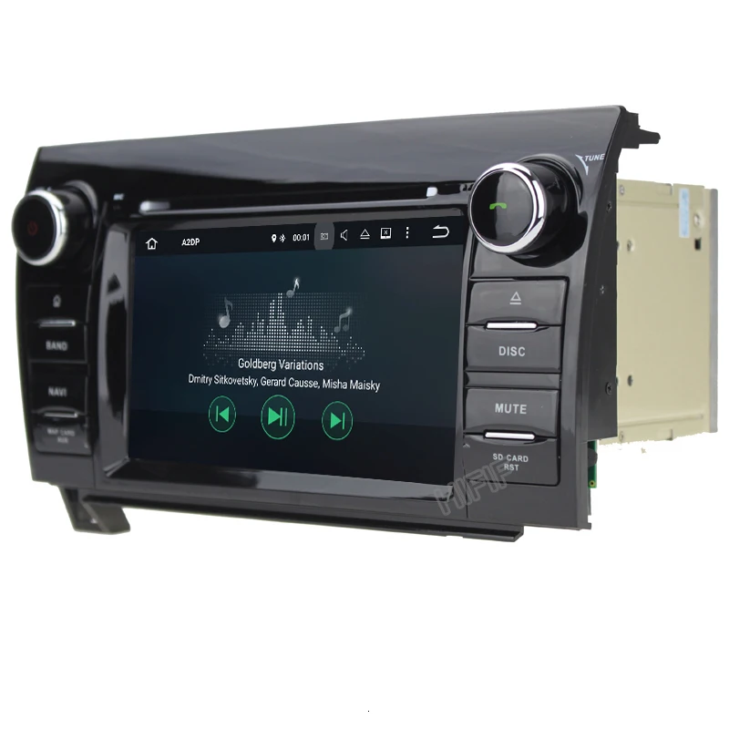 Top IPS 7 Inch 6 Core Android 9.0 4G RAM 64G ROM 2din car dvd GPS player For Toyota Tundra Sequoia Stereo Radio camera DVR RDS BT 3