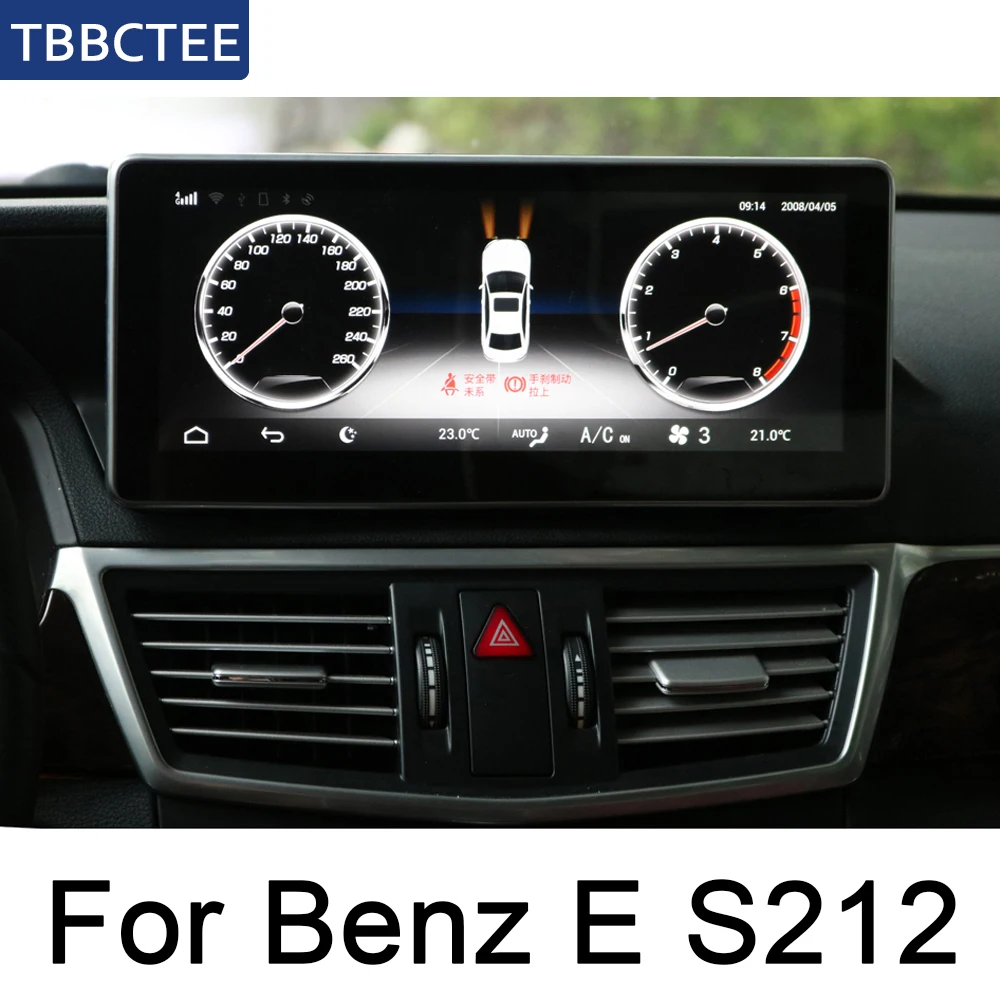 Для Mercedes Benz E Class S212 2010~ Автомобильный мультимедийный Android Авторадио автомобильный проигрыватель с радио и GPS Bluetooth WiFi Зеркало Ссылка HD