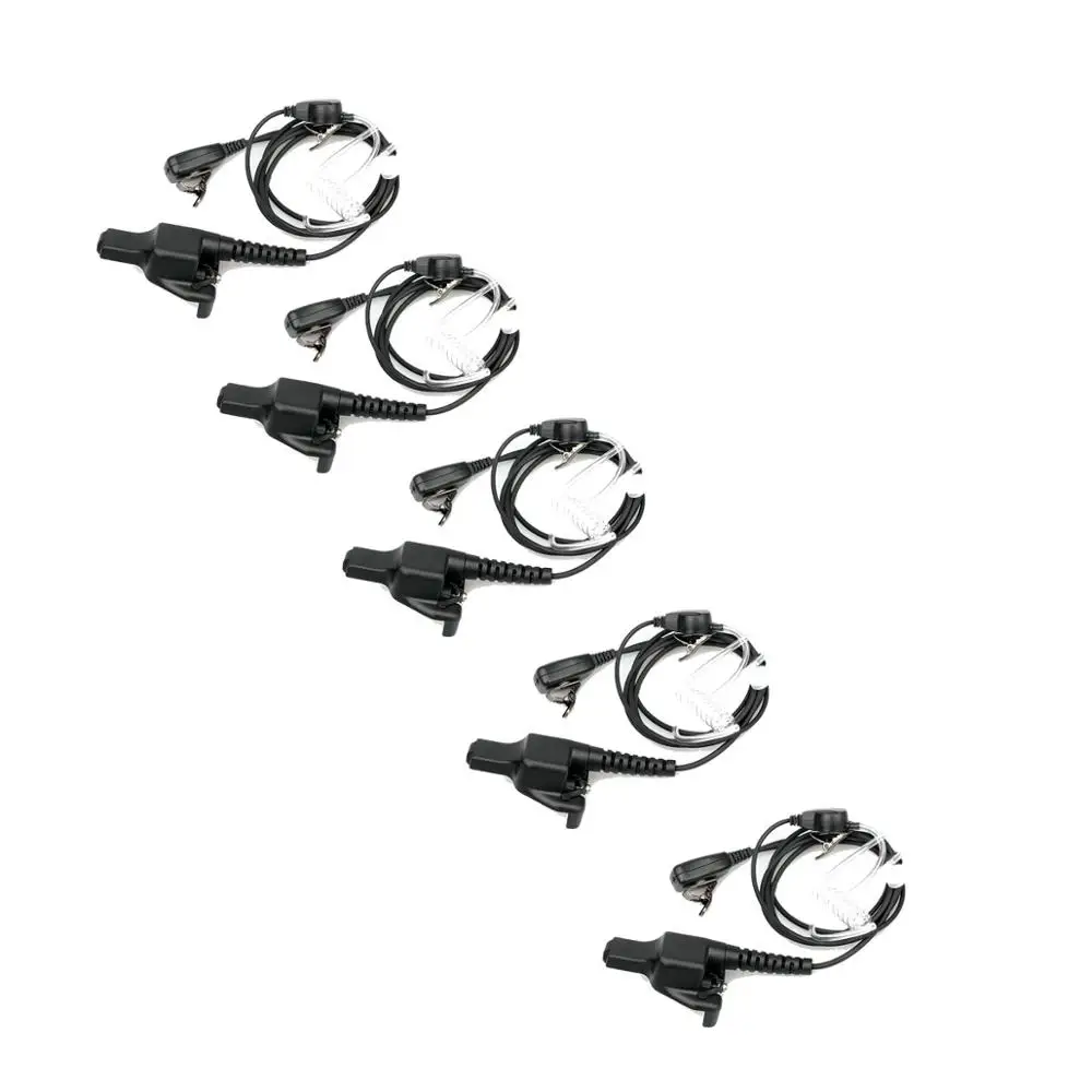 

5pcs New 10x Earpiece PTT MIC Headset HT1000-011 for Motorola HT1000 XTS5000 XTS2500 Two Way Radio Walkie Talkie Headset C2045A