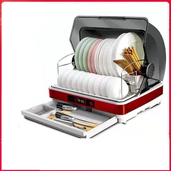 

Household Disinfection Cabinet Mini Ultraviolet Kitchen Tableware Chopsticks Cleaning Cabinet Drainage Desktop Dish Dryer