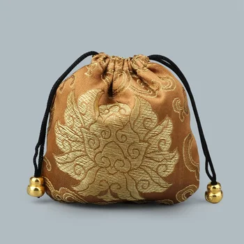 

1 PC Mini Chinese Candy Gift Bag Xiangyun Drawstring Bag Coin Purse Wallet Children Clutch Lady Girl Small Wallet Pocket Pouch