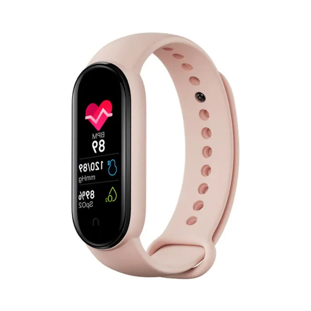 2021 M6 Smart Bracelet Women Men Kids Heart Rate Blood Pressure Monitor Waterproof Sports Band Fitness Tracker Smartwatches 