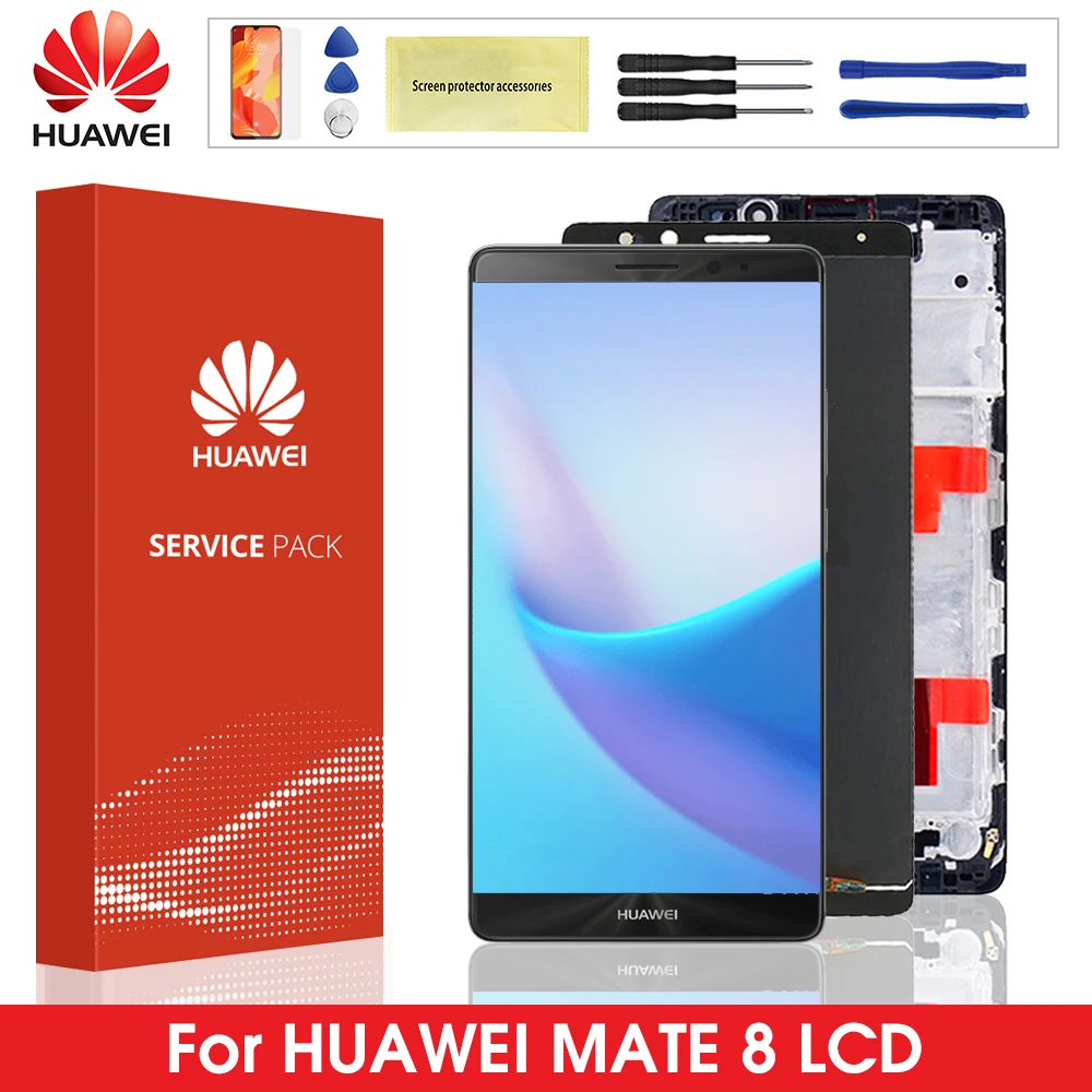 Оригинальный ЖК-дисплей для HUAWEI Mate 8 с сенсорным экраном и дигитайзером сменный