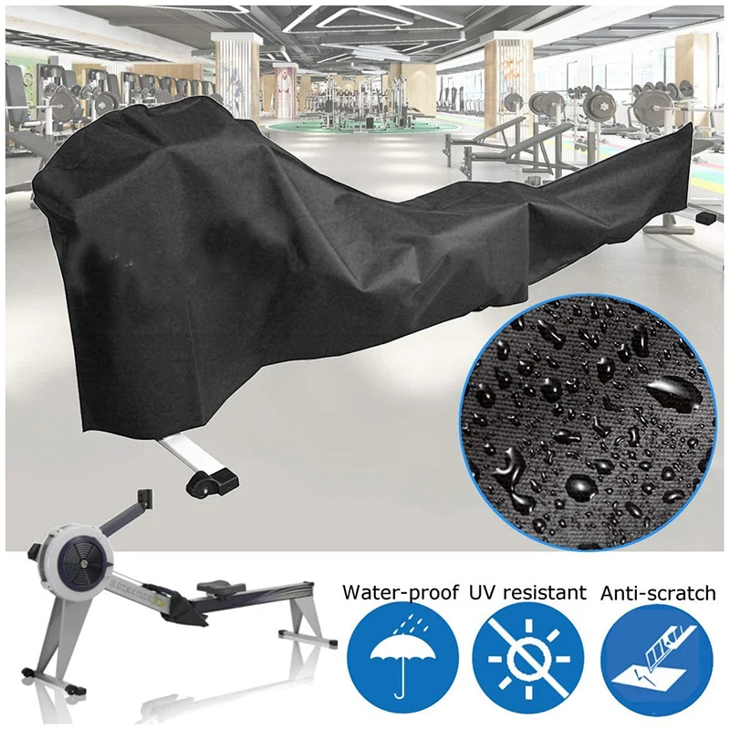 Durable Rowing Machine Cover Anti-scratch Waterproof Dustproof UV Protection 