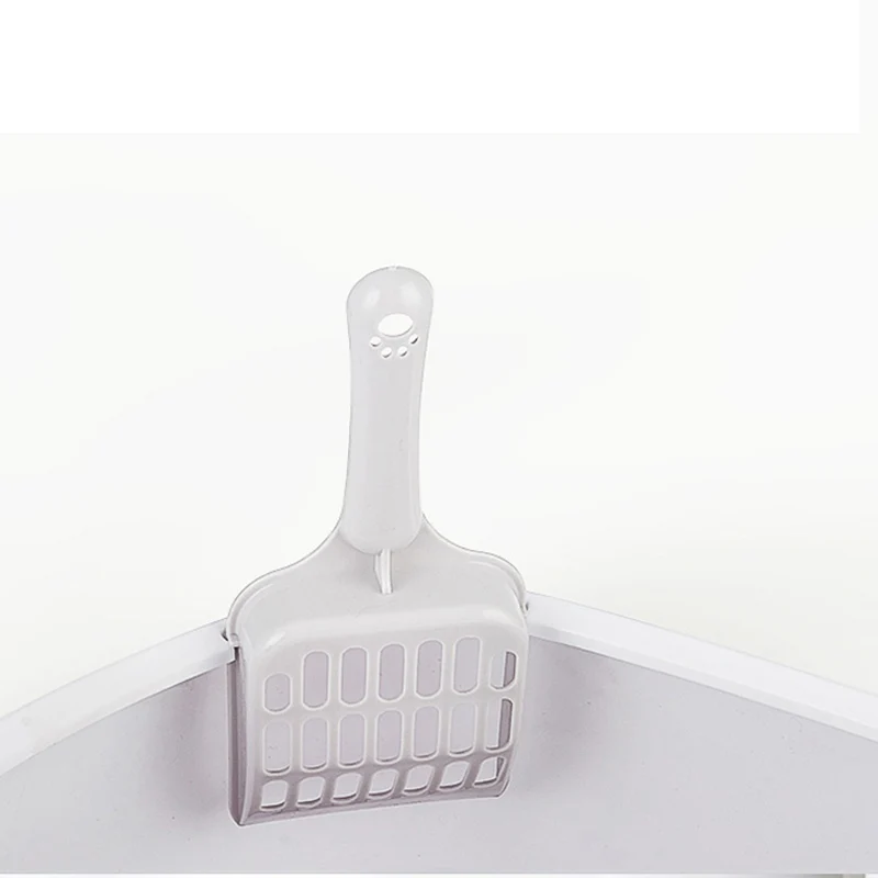 Pet Toilet Bedpan Anti Splash Cats Litter Box Cat Dog Tray with Scoop Kitten Dog Clean Toilette Home Plastic Sand Box Supplies