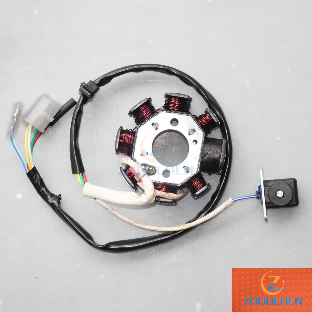 8-Катушка Магнето обмотки статора для GY6 125cc к 150CC ATV, скутер и Go Kart with152QMI и 157QMJ двигателя