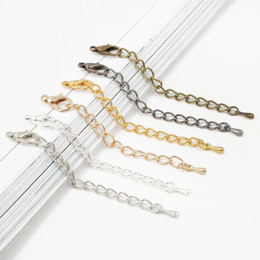 Stainless Steel Lobster Clasp Hooks Tail Clip Clasps Pendant