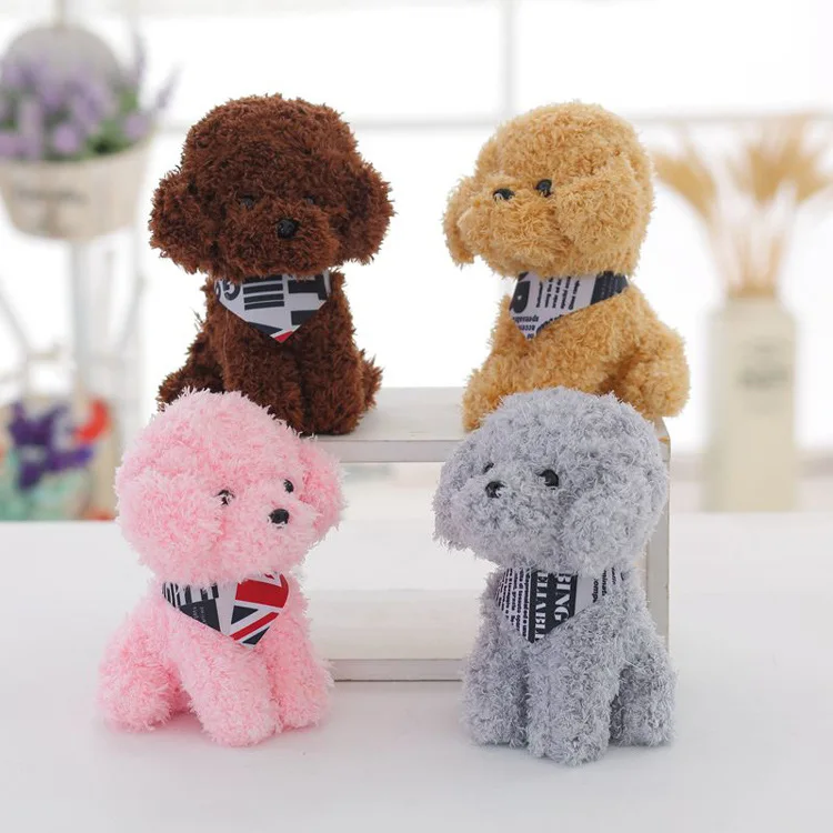 

Year of the Dog Mascot Teddy Dog Plush Toy Doll Scarf Dog Children Doll Customizable Logo