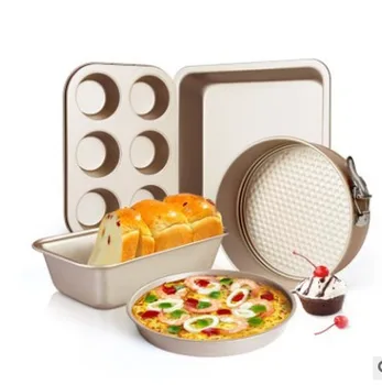 

Baking Mold Set 5 Pieces Honeycomb Baking Set Oven Home Baking Cake Pastry Biscuit Pizza Set of Five Baking Pans Cupcake Pan