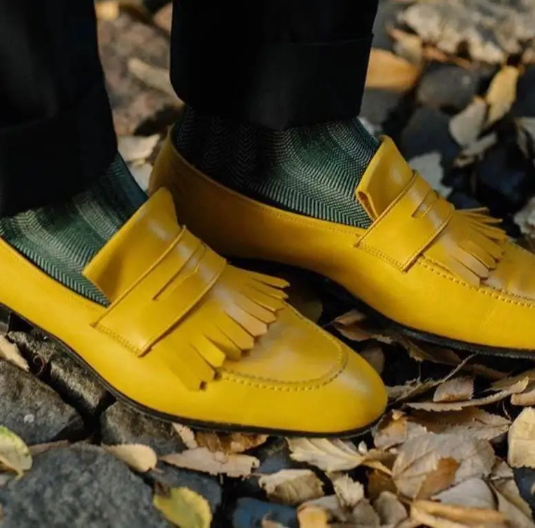 

Men Vintage Original Design Loafer Pu Leather Shoes Casual Shoes Dress Shoes Brogue Shoes Spring Classic Male Casual TV398