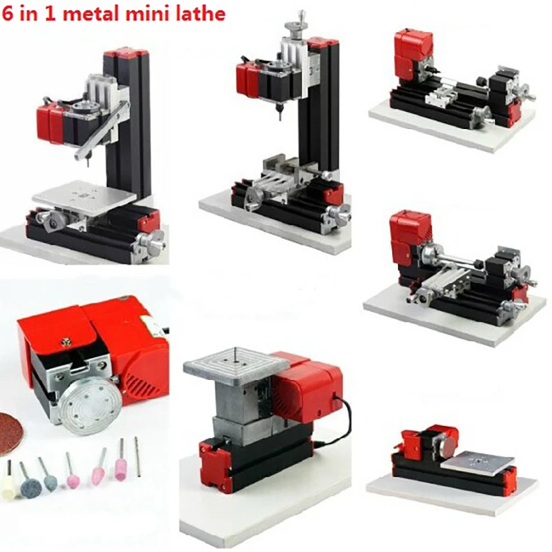 Diy Mini Metal Lathe Machine,metal Milling Tooling Metal Mini Lathe,for