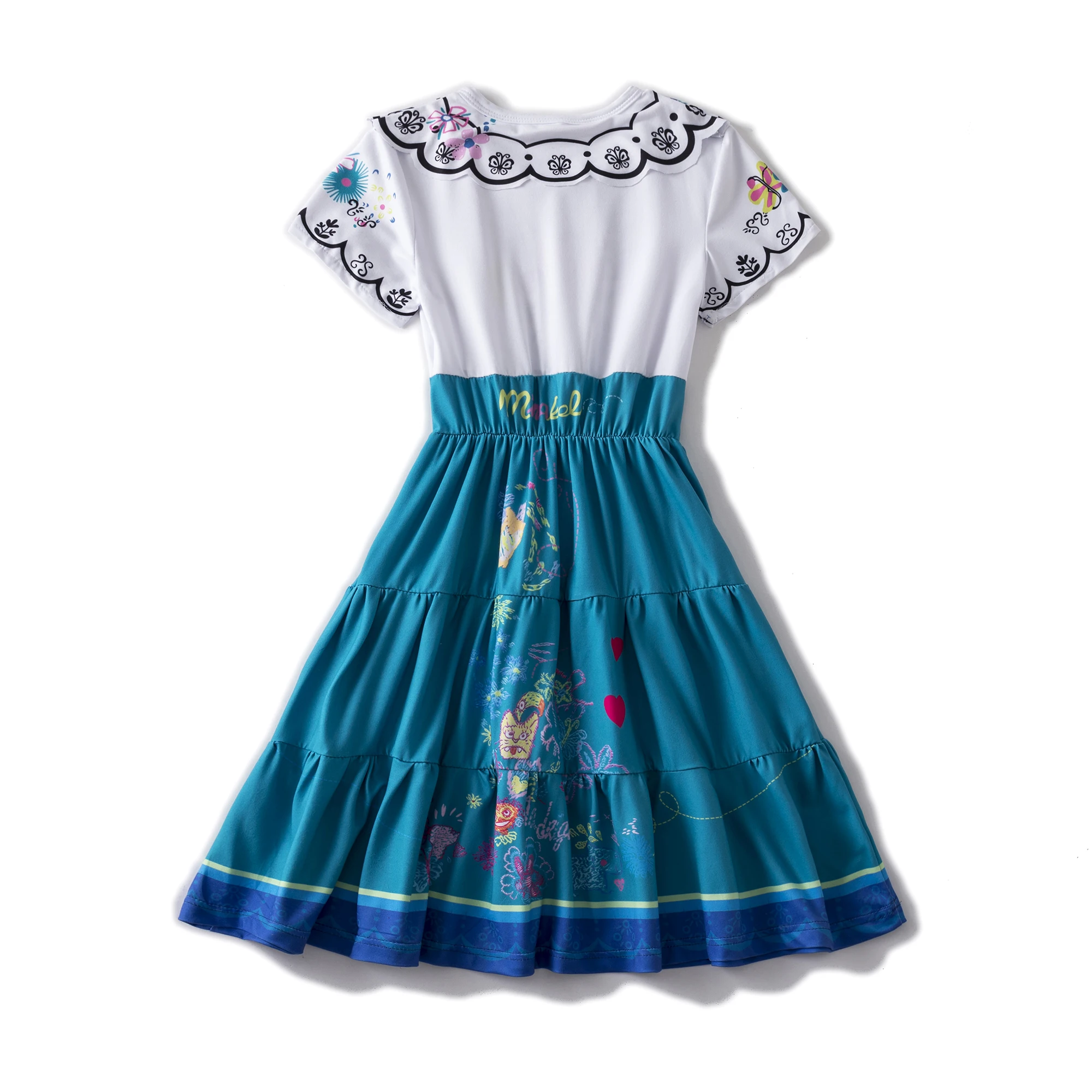 Encanto Madrigal Cosplay Costume Girl Dress Princess Dress Glasses Earrings Mirabel Costume Dolores Encanto Isabela dresses
