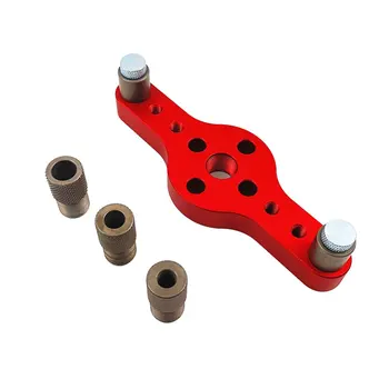 

Vertical Pocket Hole Jig Woodworking Drilling Locator Wood Dowelling Centering Drill Guide Kit Hole Puncher