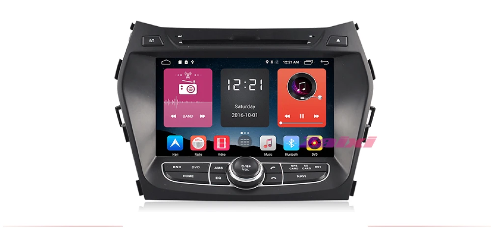 ZaiXi 2 DIN Автомобильный мультимедийный плеер для hyundai ix45/Santa Fe 2012~ Android сенсорный экран Bluetooth gps WiFi навигатор плеер